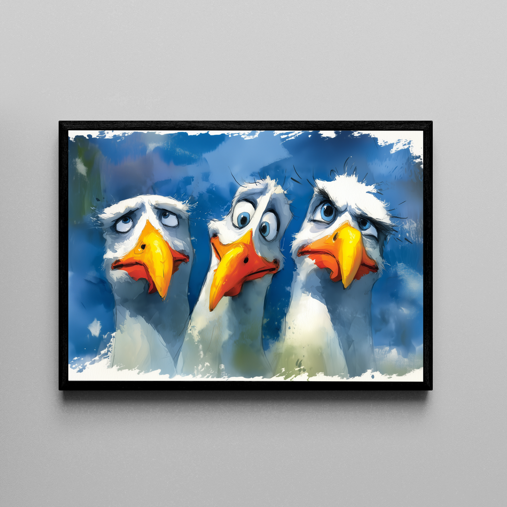 Feathered Trio