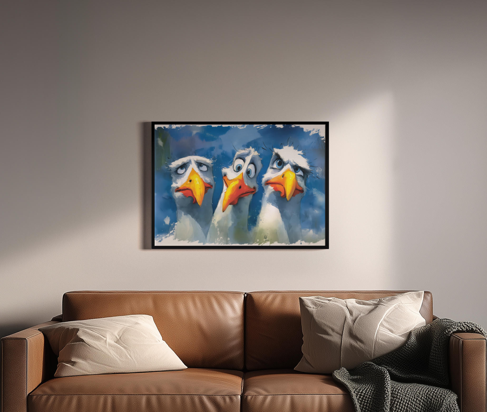Feathered Trio