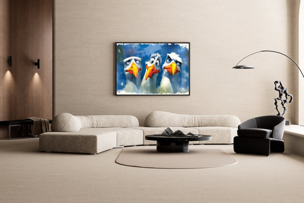 Feathered Trio