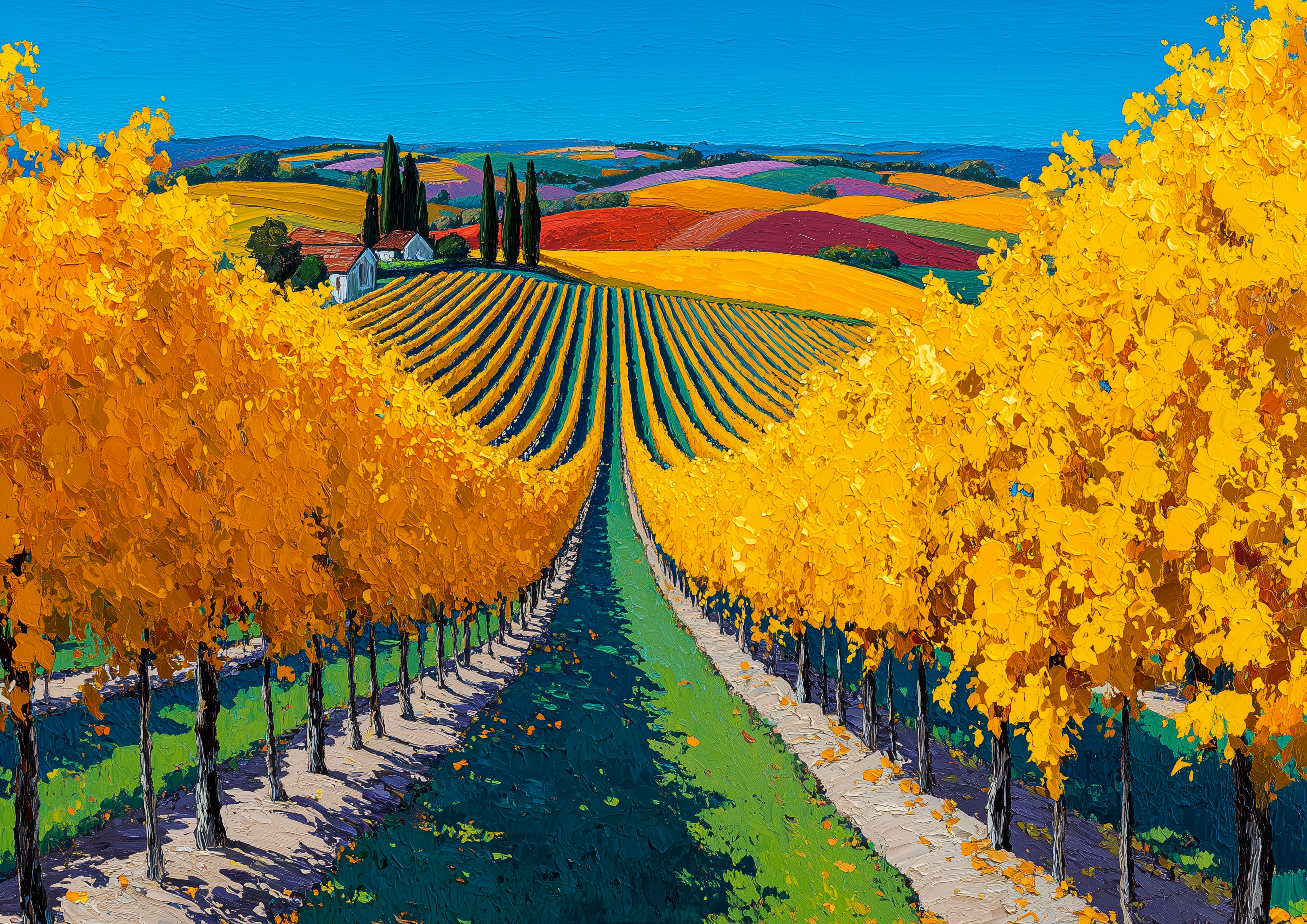 Into the vines